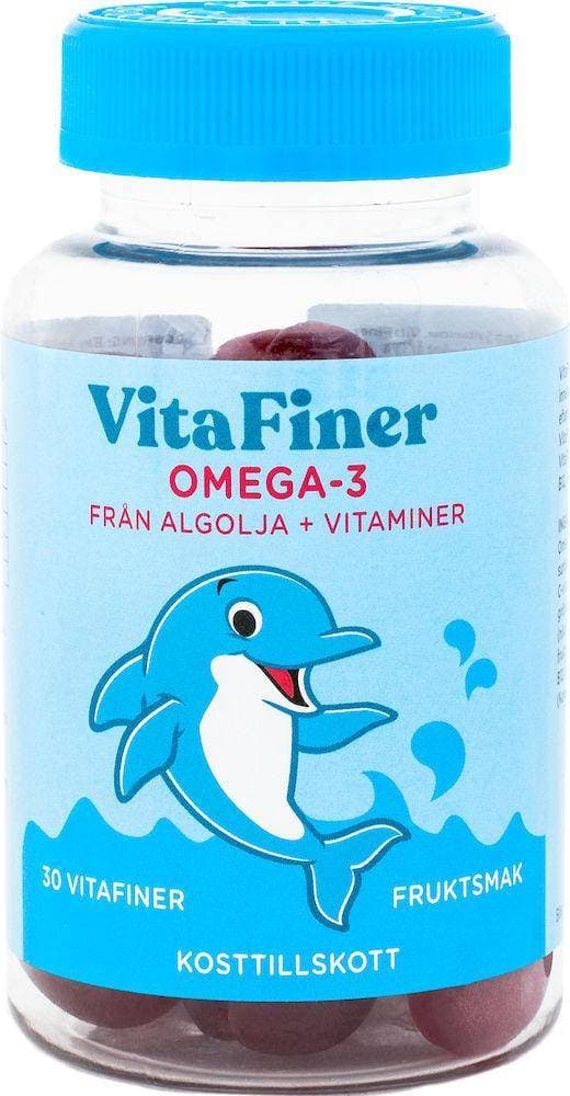 VitaFiner Omega-3 tuggisar för barn 30 st