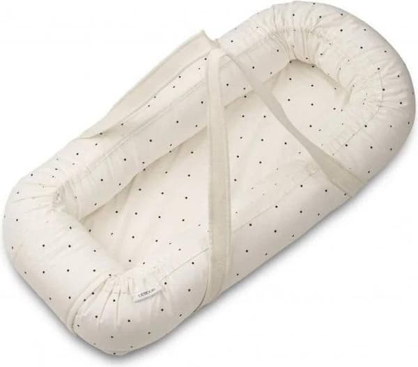 Liewood Gro Babynest, Classic Dot Creme de la Creme