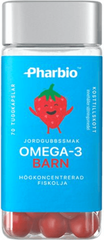 Pharbio Omega-3 Barn 70 kapslar