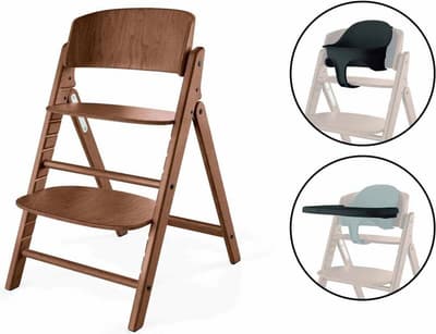 Cybex Click & Fold Matstol 3-in-1, All Natural Dark