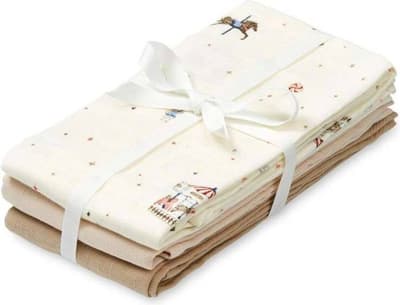 Cam Cam Copenhagen Muslinduk 3-pack, Carousel