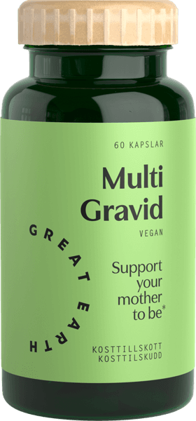 Great Earth Multi Gravid 60 kapslar