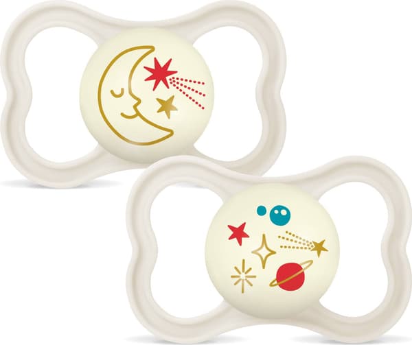 MAM Air Night Napp 2-pack, Neutral 16–36 mån