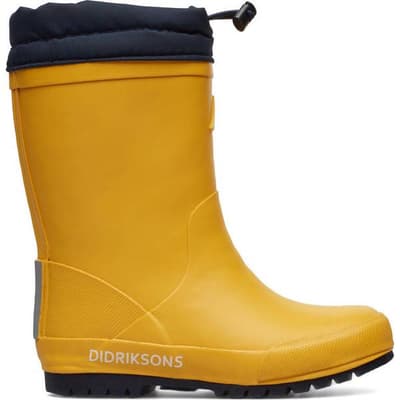Didriksons Slush Fodrade Gummistövlar Oat Yellow