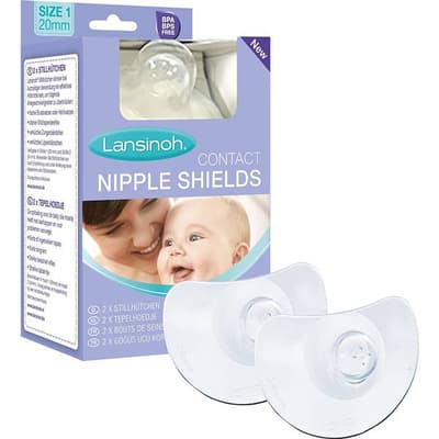Lansinoh Contact Nipple Shields 20 mm 2-pack