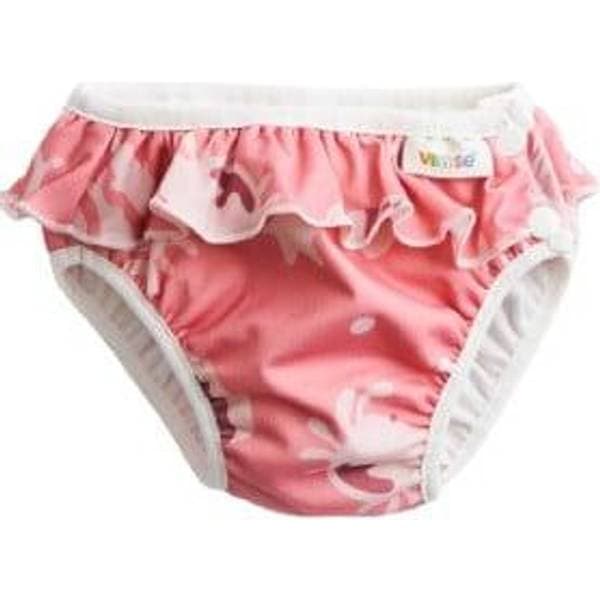 ImseVimse Swim Diaper Pink Whale Frill