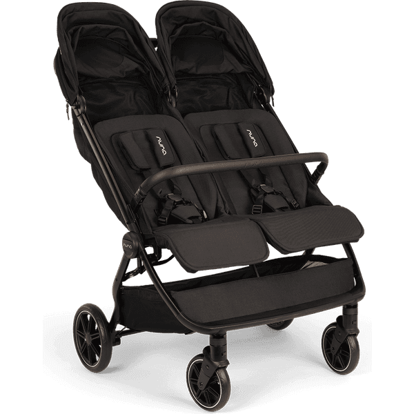 Nuna Resevagn Dubbel Caviar Svart