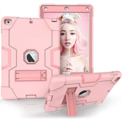 Lux-Case Hybridskal iPad 9,7 tum (2017) Rosa