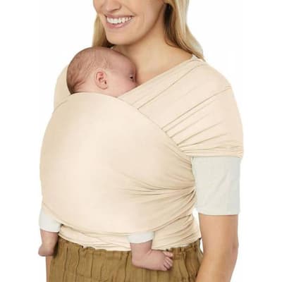 Ergobaby Aura Wrap Knit Bärsjal, Cream