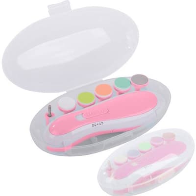 Elektrisk Nagelfil för Bebis och Barn, Rosa