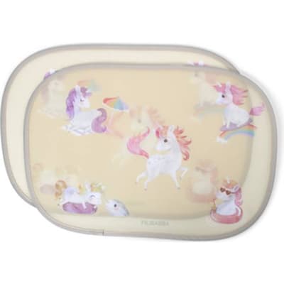 Filibabba Solskydd till Bil 2-pack, Unicorn Shores