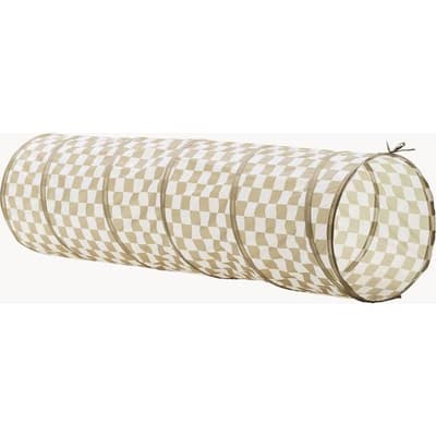 Kids Concept Lektunnel Rutig Khaki