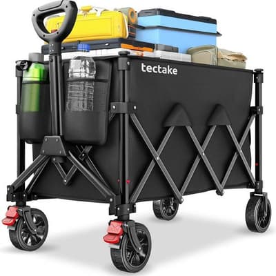 tectake Hopfällbar Skrinda RollRider 120 L