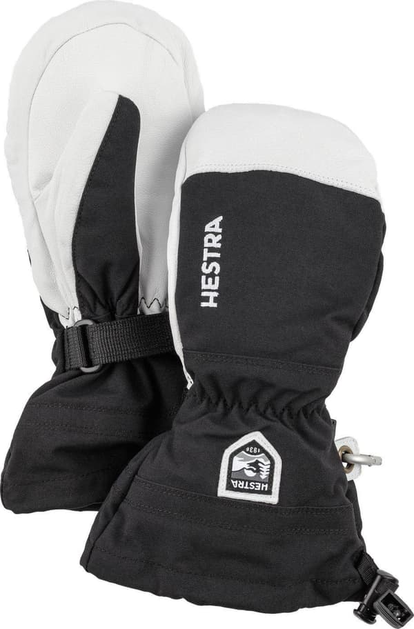 Hestra Jr Army Leather Heli Ski - Black (30561-100)