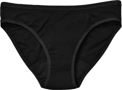 AllMatters Menstrual Bikini Moderate/Heavy Period Panties – Black