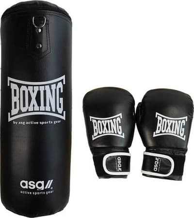 ASG Junior Boxningsset 15 kg, Svart/Vit