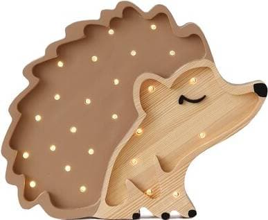 Little Lights Hedgehog Bordslampa Autumn Brown