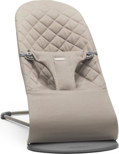 BabyBjörn Babysitter Bliss Vävd Classic Quilt, Sandgrå