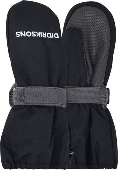 Didriksons Biggles Zip Mitten Vintervantar Barn - Svart