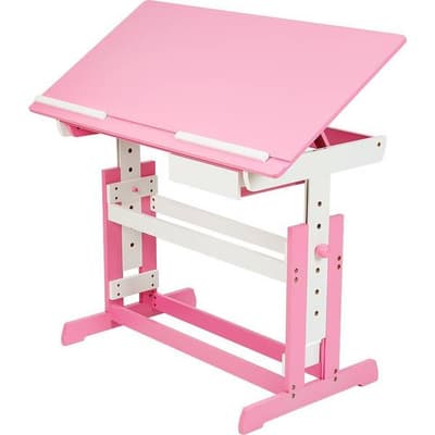 tectake Skrivbord för Barn med Låda