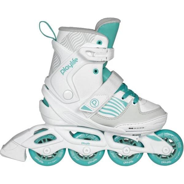 Playlife Freeskate Inline Skates for Kids Dark Breeze Blanc