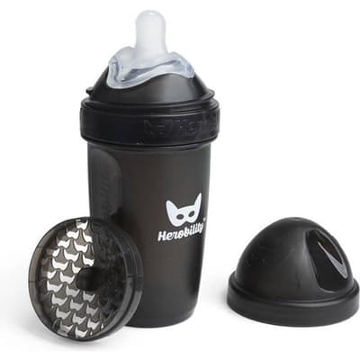 Herobility Nappflaska 240 ml, Svart