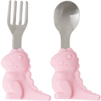 Rice Bestickset Dino