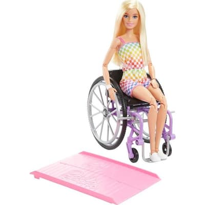 Barbie Fashionistas #194 med rullstol och ramp (HJT13)