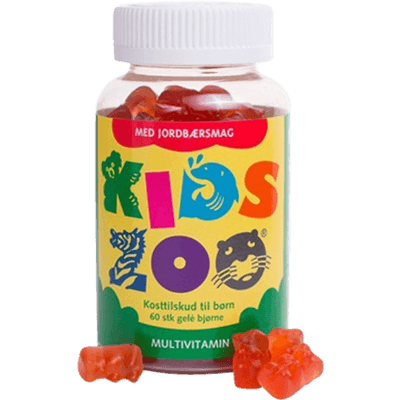 KidsZoo Multivitamin Jordgubb 60 st