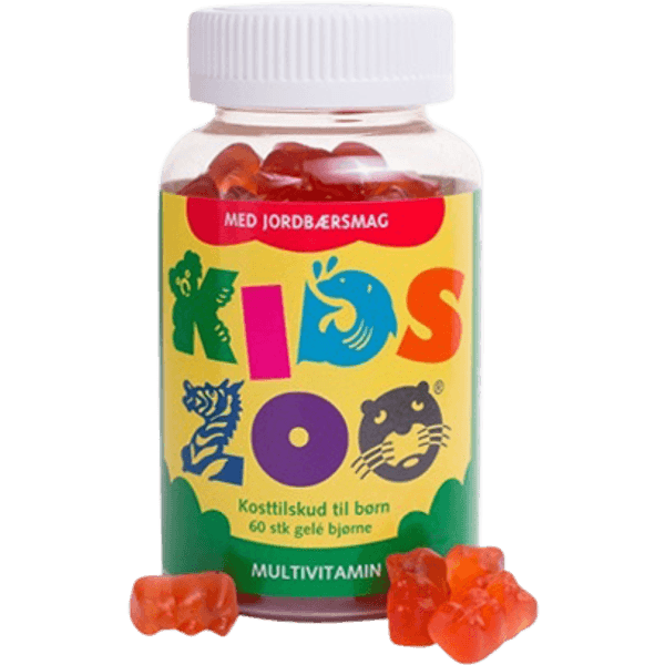 KidsZoo Multivitamin Jordgubb 60 st