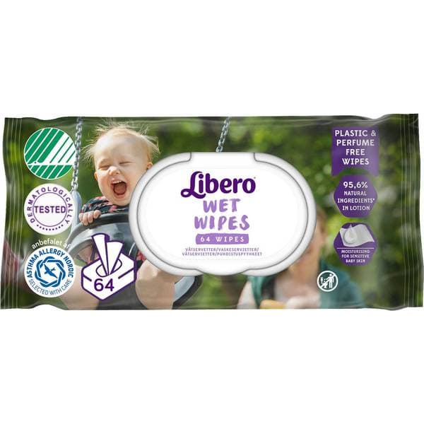 Libero Våtservetter 64 st