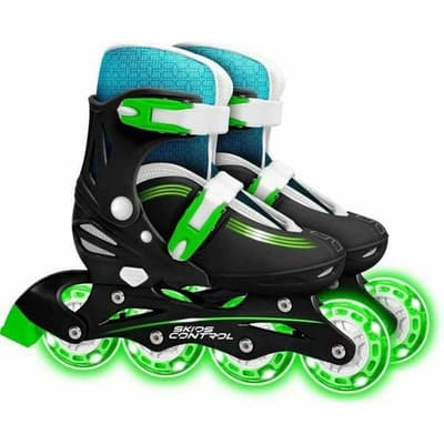 Liniex Skids Control Hardboot Skates Black/Blue/Green