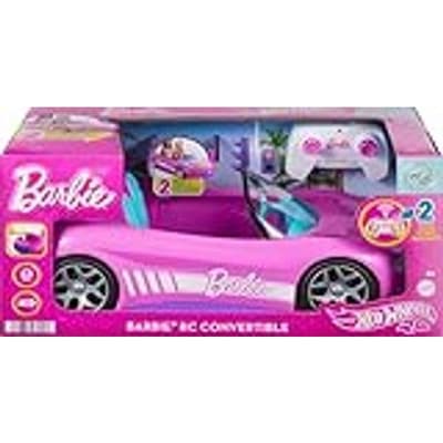Hot Wheels Barbie RC Convertible Car - Pink (JBH05)