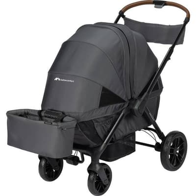 Bebeconfort Helios Tvillingvagn Mineral Graphite