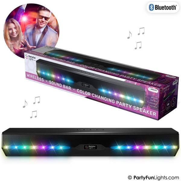 PartyFun Lights Färgskiftande Bluetooth-högtalare 42 cm
