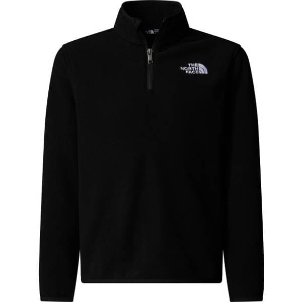 The North Face Glacier 1/2 Zip Fleece Junior - Black