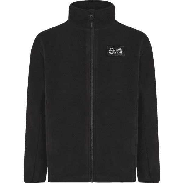 Didriksons Malakit Windproof Kids Full-Zip, Black