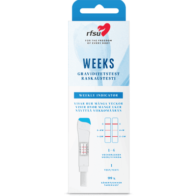 RFSU Weeks Graviditestest Veckoindikator 1p
