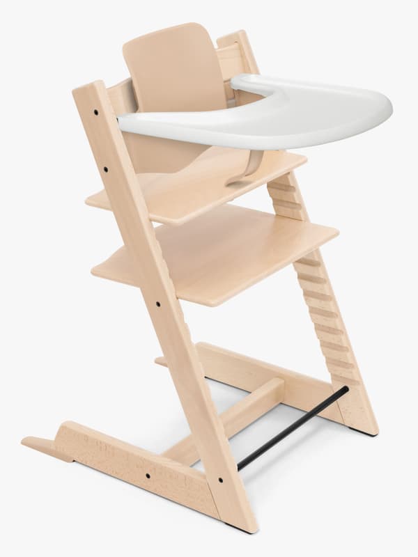 Stokke Tripp Trapp Matstol Bundle inkl. Bricka, Natural/White
