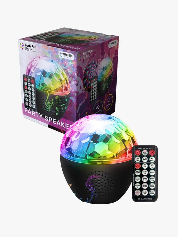 PartyFunLights Bluetooth Högtalare & Party Lampa, Barnrum