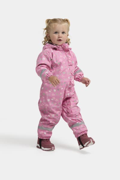 Petite Chérie Atelier Ally Fodrad Regnoverall, Flowers Satchet Pink, 92
