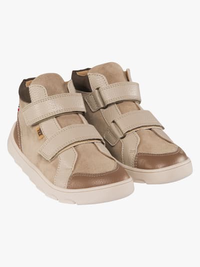 Viking Molde Barefoot Mid TEX 2V Sneakers, Dark Natural, 26