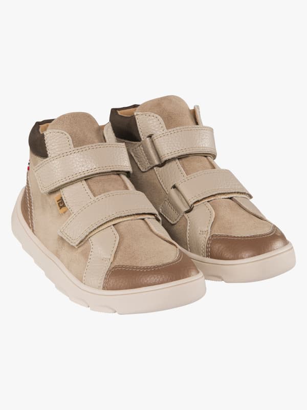 Viking Molde Barefoot Mid TEX 2V Sneakers, Dark Natural, 26
