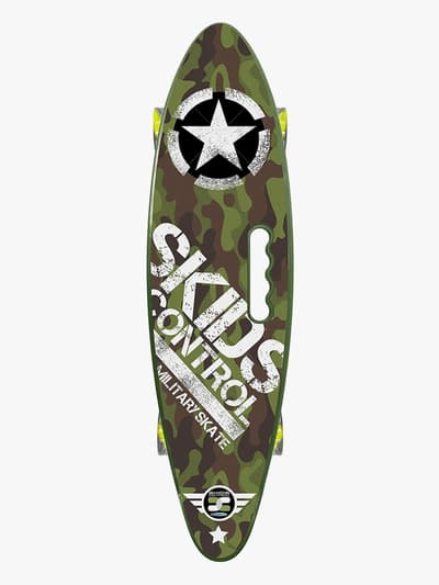 Stamp Skateboard Skids Control, Military