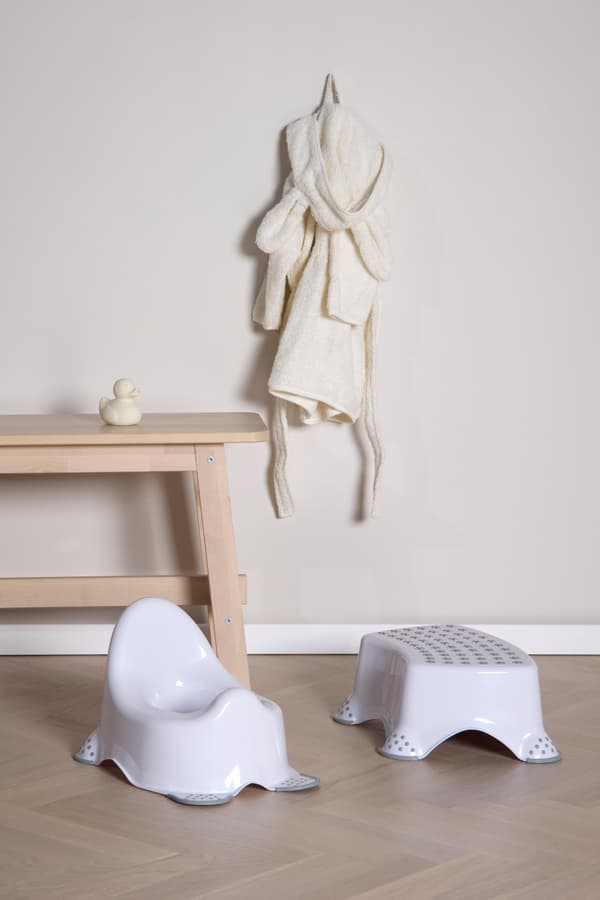 Beemoo CARE Anti-Slip Potta & Pall, White