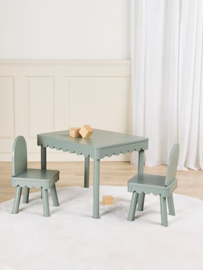 Alice & Fox Dune Bord & Stol, Sage