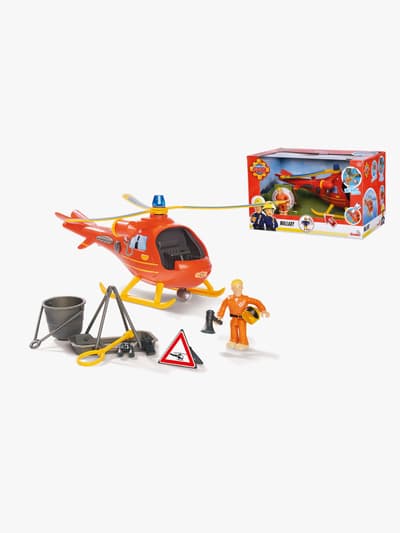 Brandman Sam Helikopter med Figur Wallaby