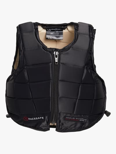 Racesafe RS2010 Säkerhetsväst Kort Rygg, Svart S