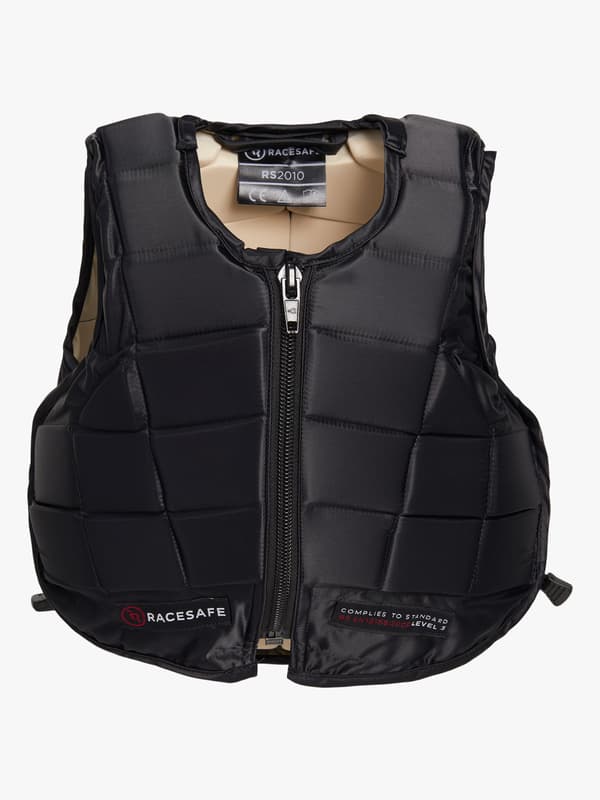 Racesafe RS2010 Säkerhetsväst Kort Rygg, Svart S