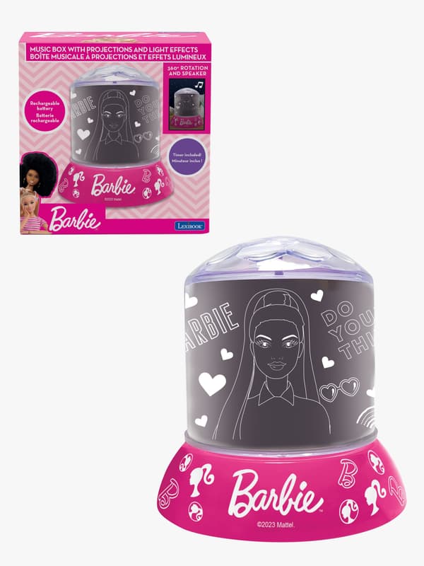 Barbie Nattlampa med Projektor & Högtalare, Barnrum